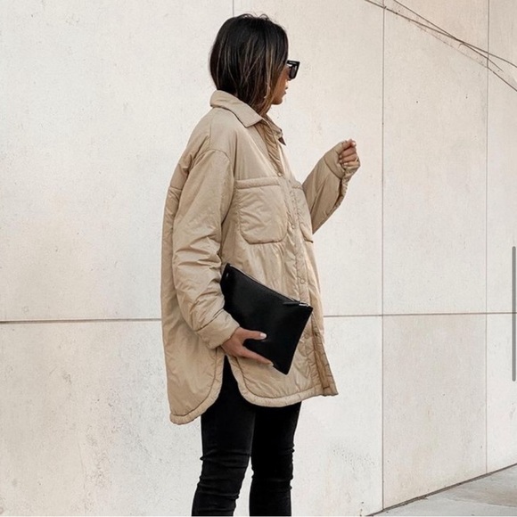 Zara water repellent over shirt size S - Picture 11 of 16